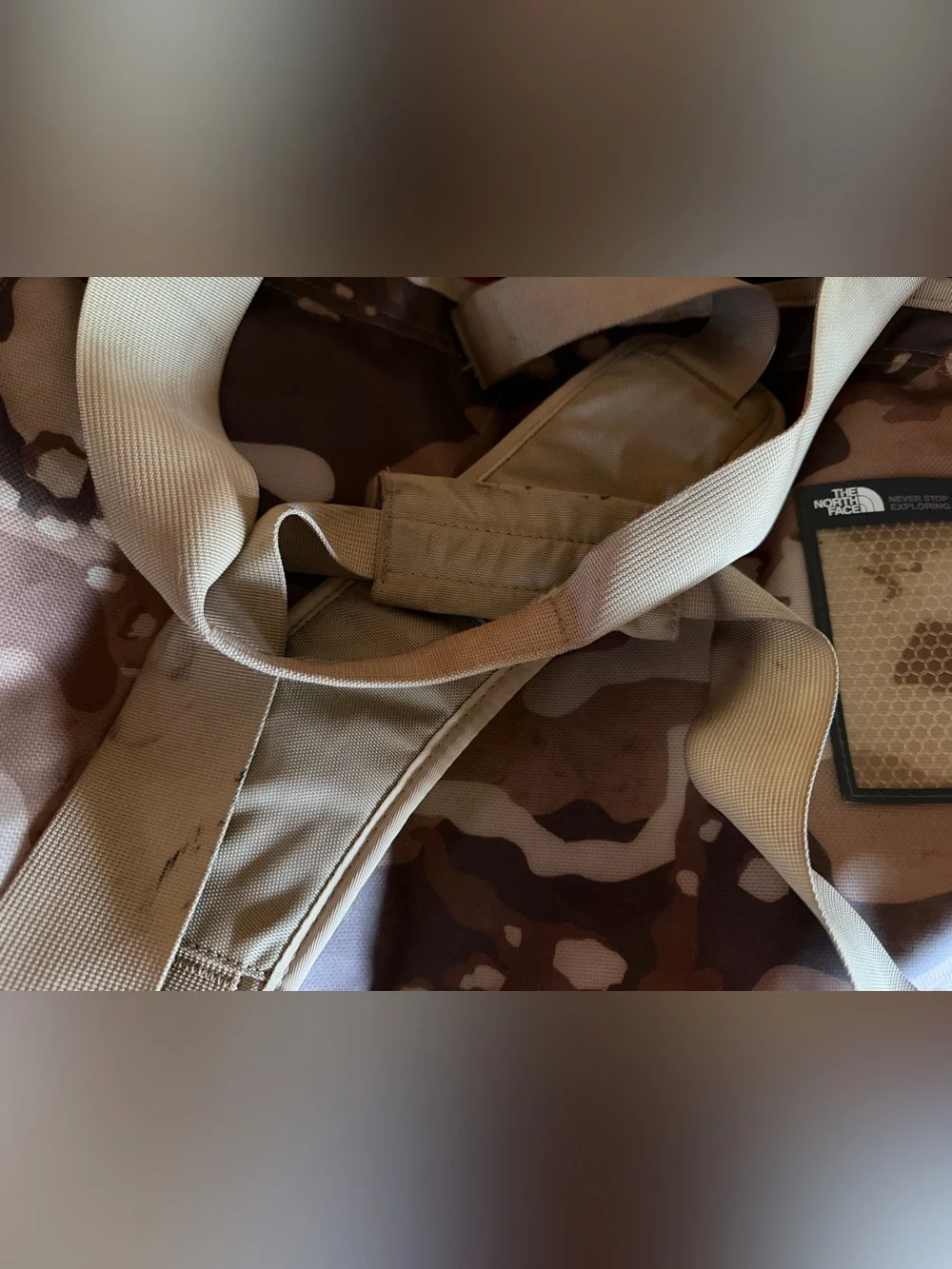 The North Face medium camo